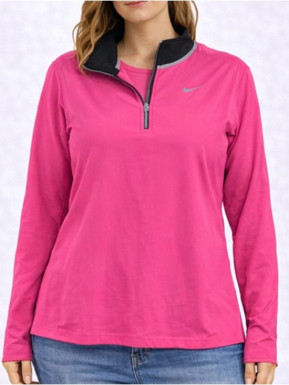 Women’s Nike Dri-FIT Half Zip Jacket - Size Medium